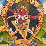 Vajrakilaya Thangka  - Wrathful deity 