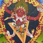 Vajrakilaya Thangka  - Wrathful deity 
