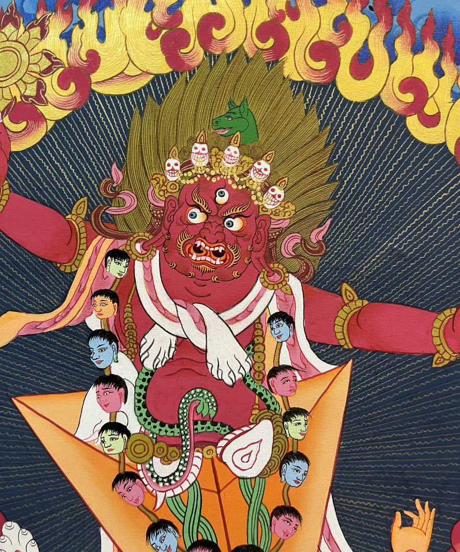 Vajrakilaya Thangka  - Wrathful deity 