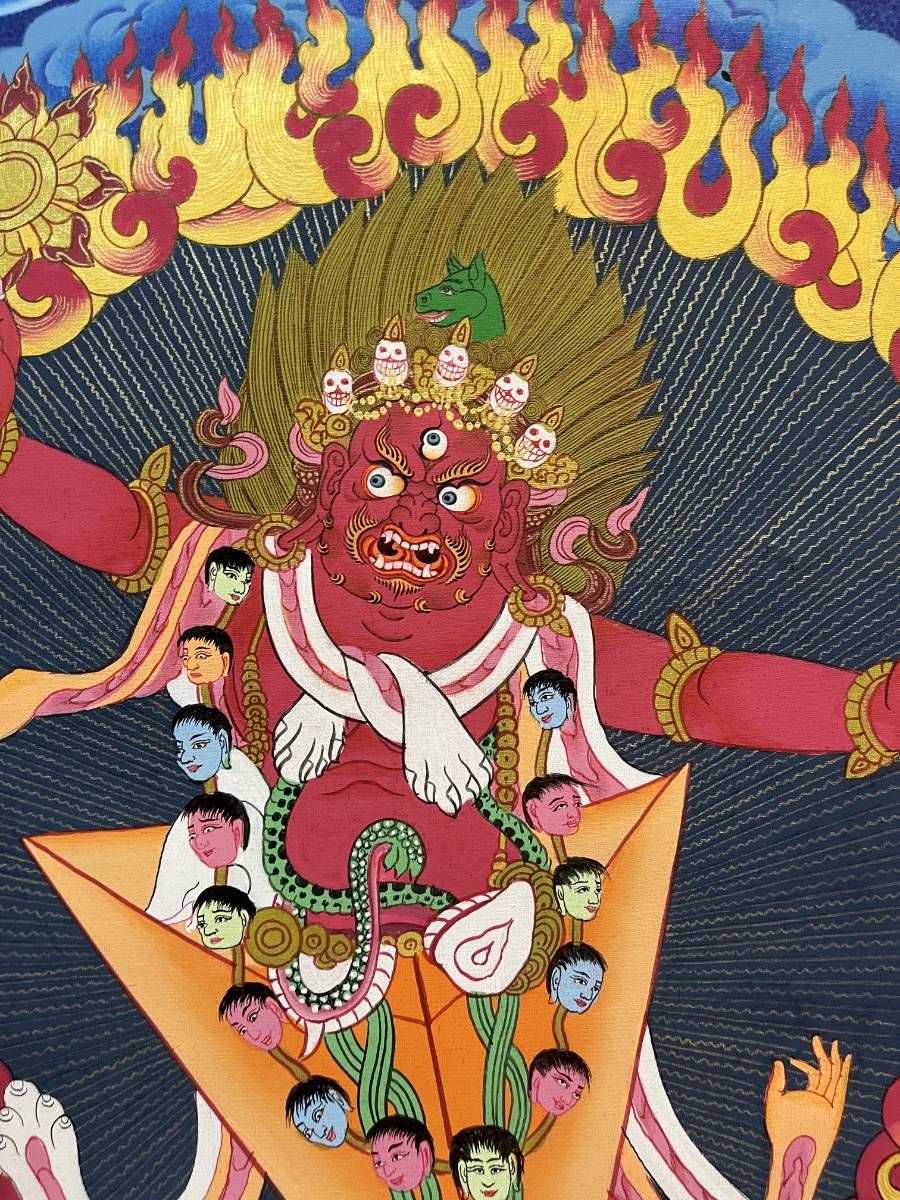 Vajrakilaya Thangka  - Wrathful deity 