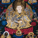 handmade padmasambhava thangka for meditation altar
