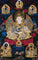 handmade padmasambhava thangka for meditation altar