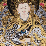 handmade padmasambhava thangka for meditation altar
