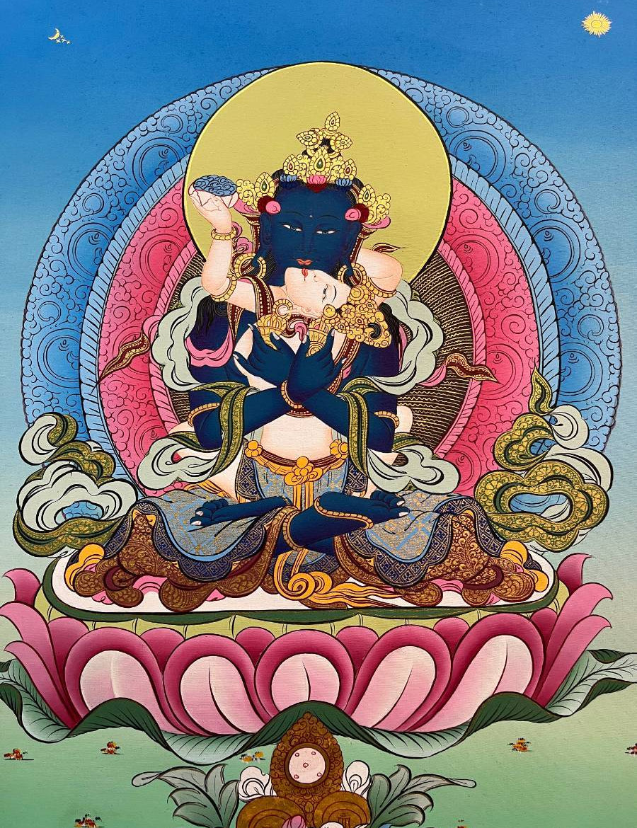 Vajradhara Shakti Thangka Painting