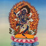 Yeshe Walmo - Semi-Wrathful Protector Deity  Dudjom 