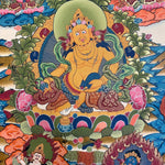 Zambala Thangka Painting - Buddhist Art