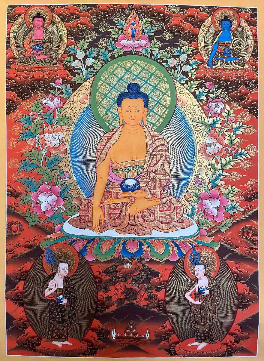 Shakyamuni Buddha Thangka - Tibetan Painting
