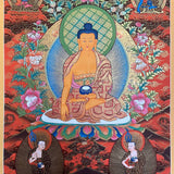 Shakyamuni Buddha Thangka - Tibetan Painting