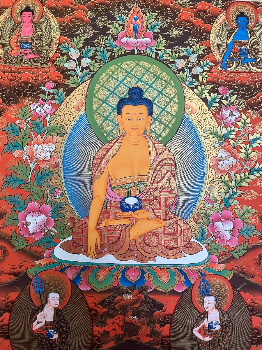 Shakyamuni Buddha Thangka - Tibetan Painting