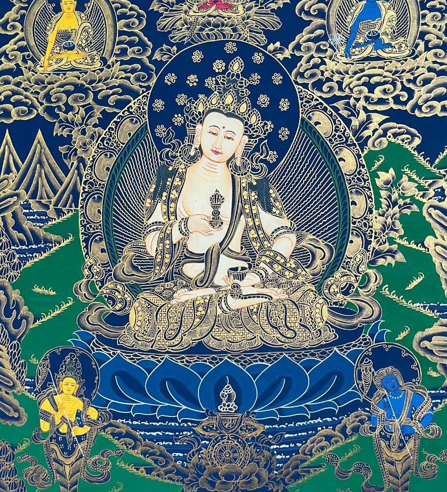 Vajrasattva Thangka - Tibetan Painting 