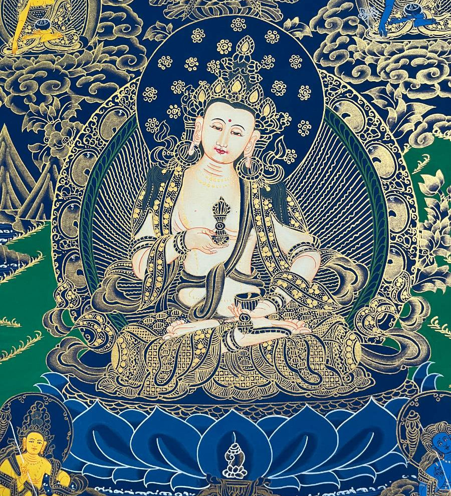 Vajrasattva Thangka - Tibetan Painting 