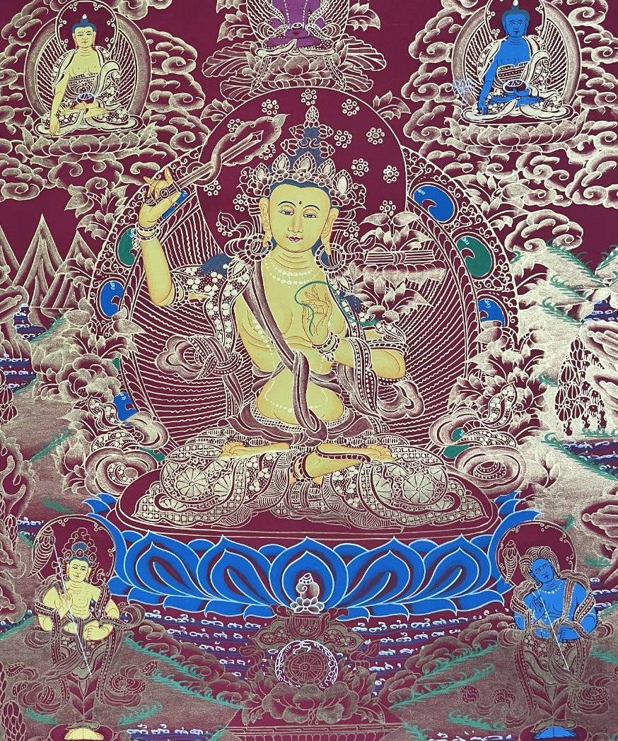 Manjushree Thangka - Tibetan Painting