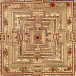 Kalachakra mandala thangka painting Tibetan wheel of time sacred geometry artwork