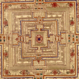 Kalachakra mandala thangka painting Tibetan wheel of time sacred geometry artwork