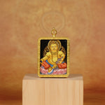 Yellow Zambala wealth deity thangka traditional Himalayan art