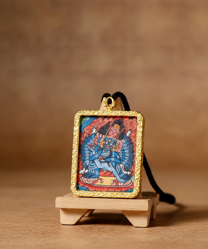 Yamantaka ghau thangka spiritual artwork Nepal