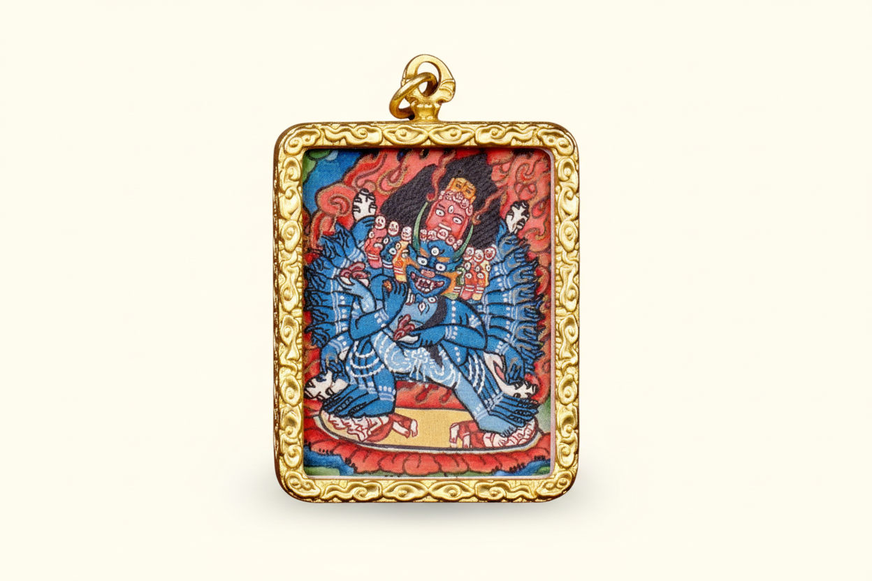 Yamantaka ghau thangka spiritual artwork Nepal