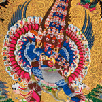Heruka Deity Thangka – Sacred Handpainted Art