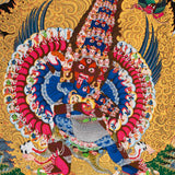 Heruka Deity Thangka – Sacred Handpainted Art