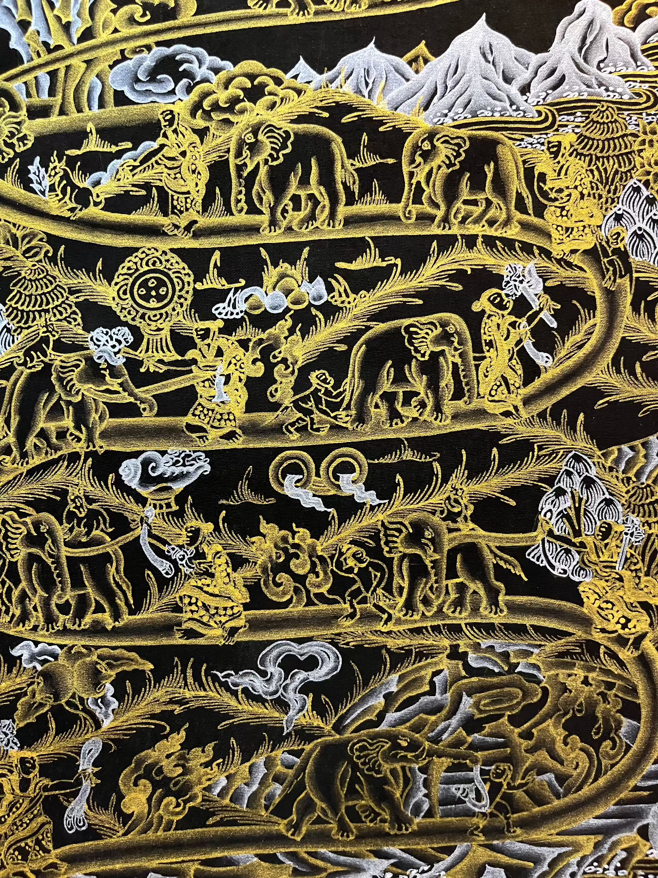 Affordable Way To Heaven Tibetan Thangka art
