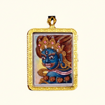 Mahakala protector deity thangka traditional Himalayan art