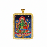 Green Tara compassion deity thangka traditional Himalayan art