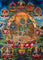 green tara thangka for meditation altar decor