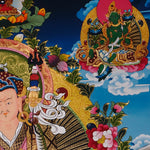 guru rinpoche thangka painting handmade in nepal