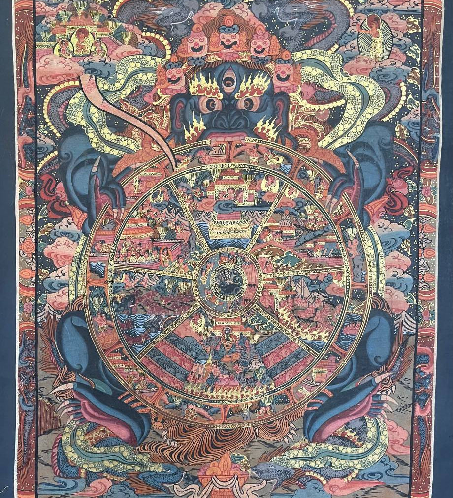 Wheel of Life Thangka Painting