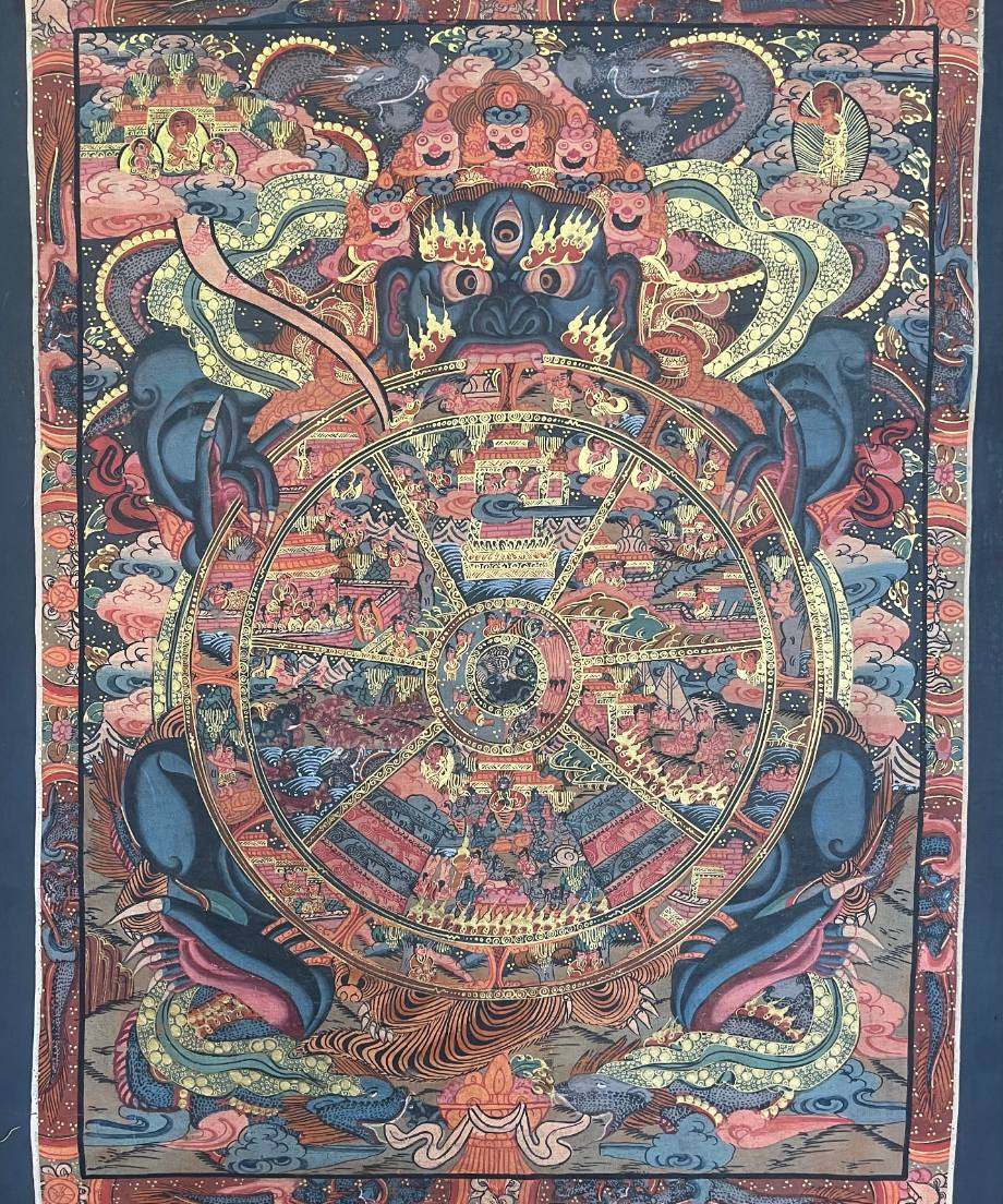 Wheel of Life Thangka Painting
