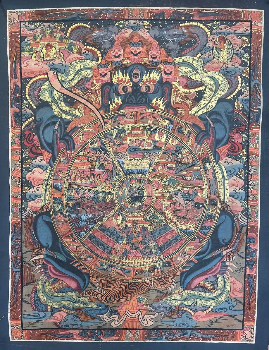 Wheel of Life Thangka Painting