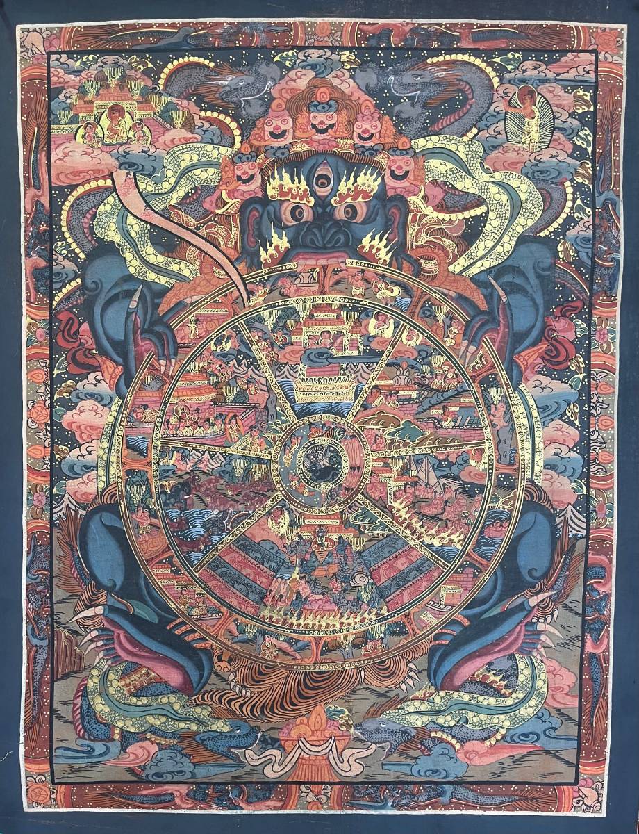 Wheel of Life Thangka Painting