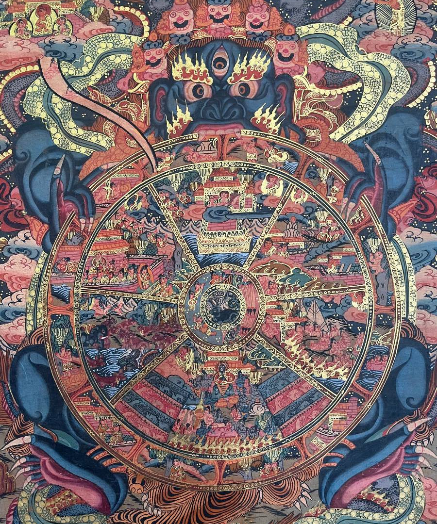 Wheel of Life Thangka Painting