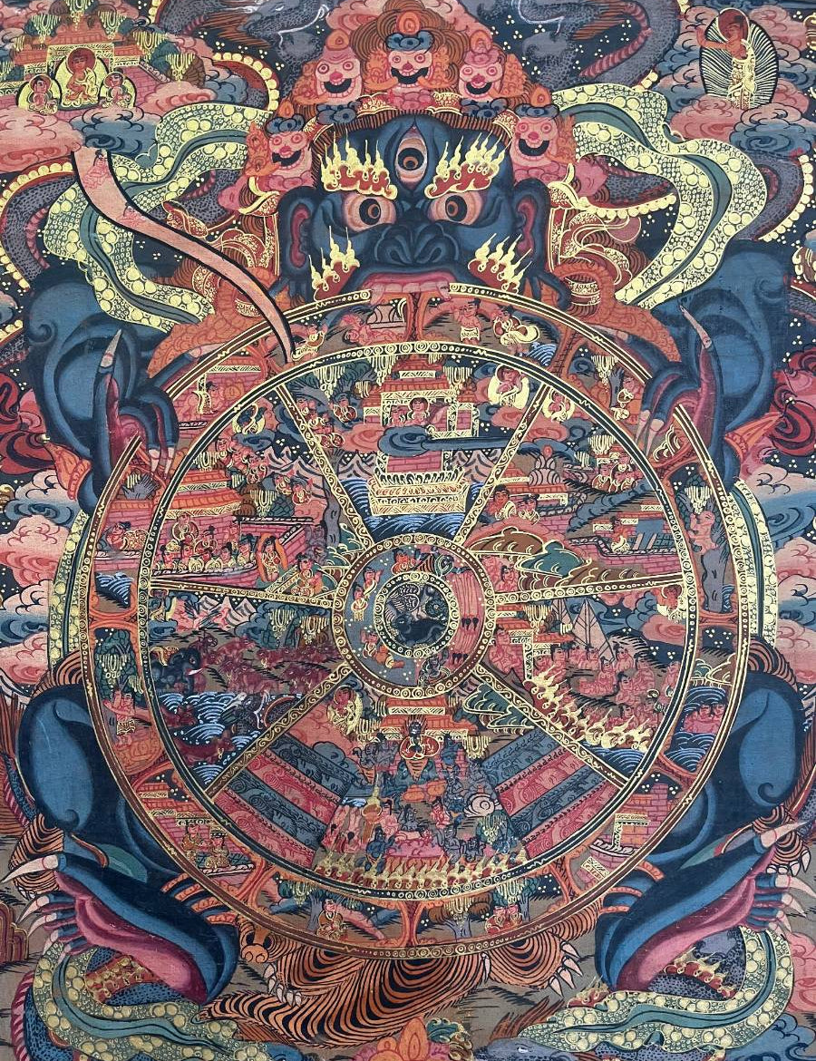 Wheel of Life Thangka Painting