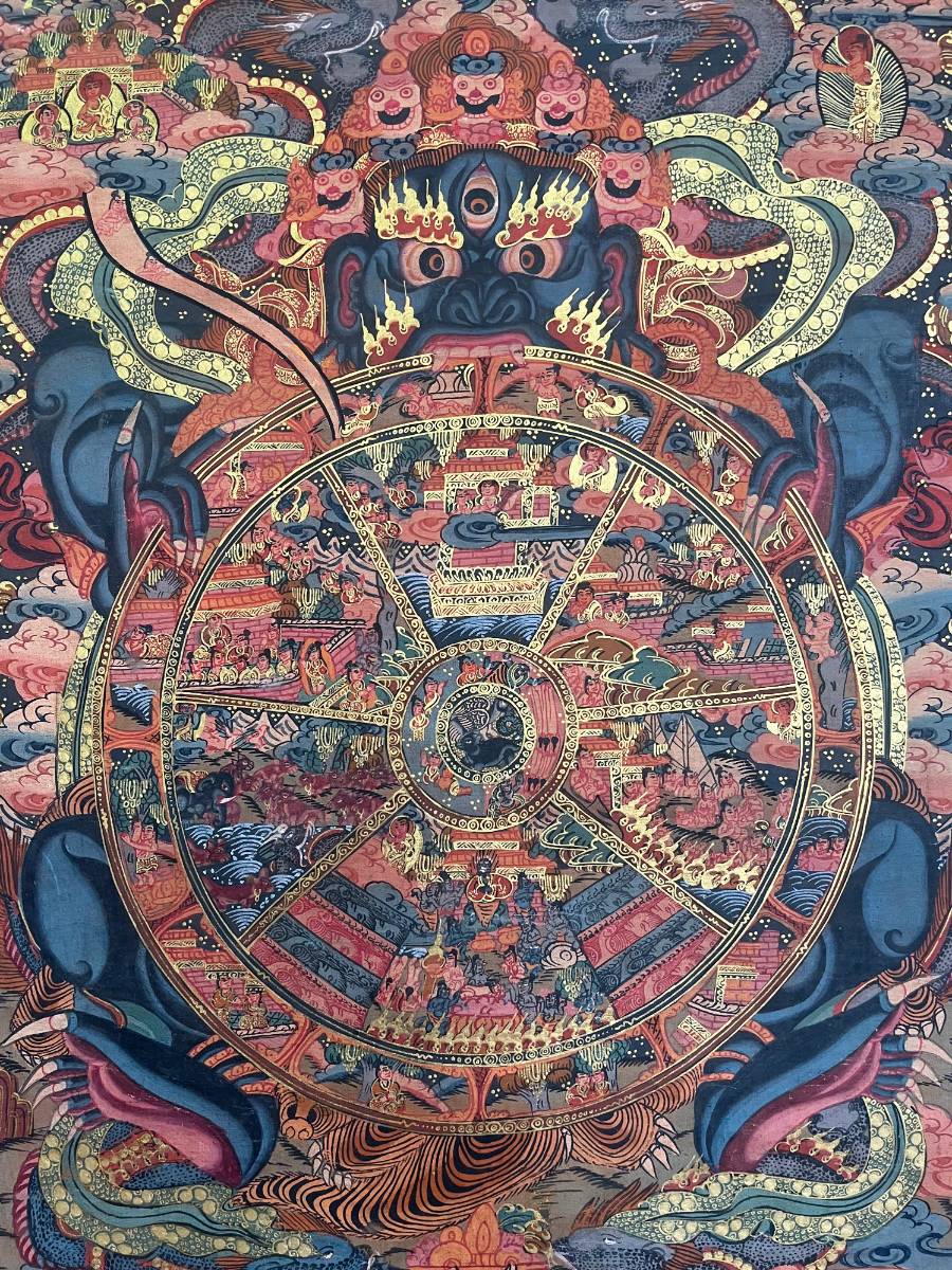 Wheel of Life Thangka Painting