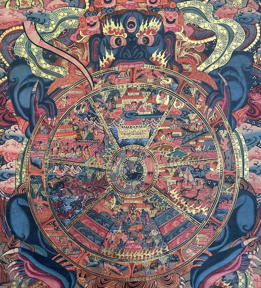 Wheel of Life Thangka Painting