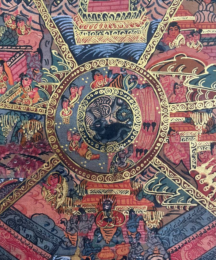 Wheel of Life Thangka Painting