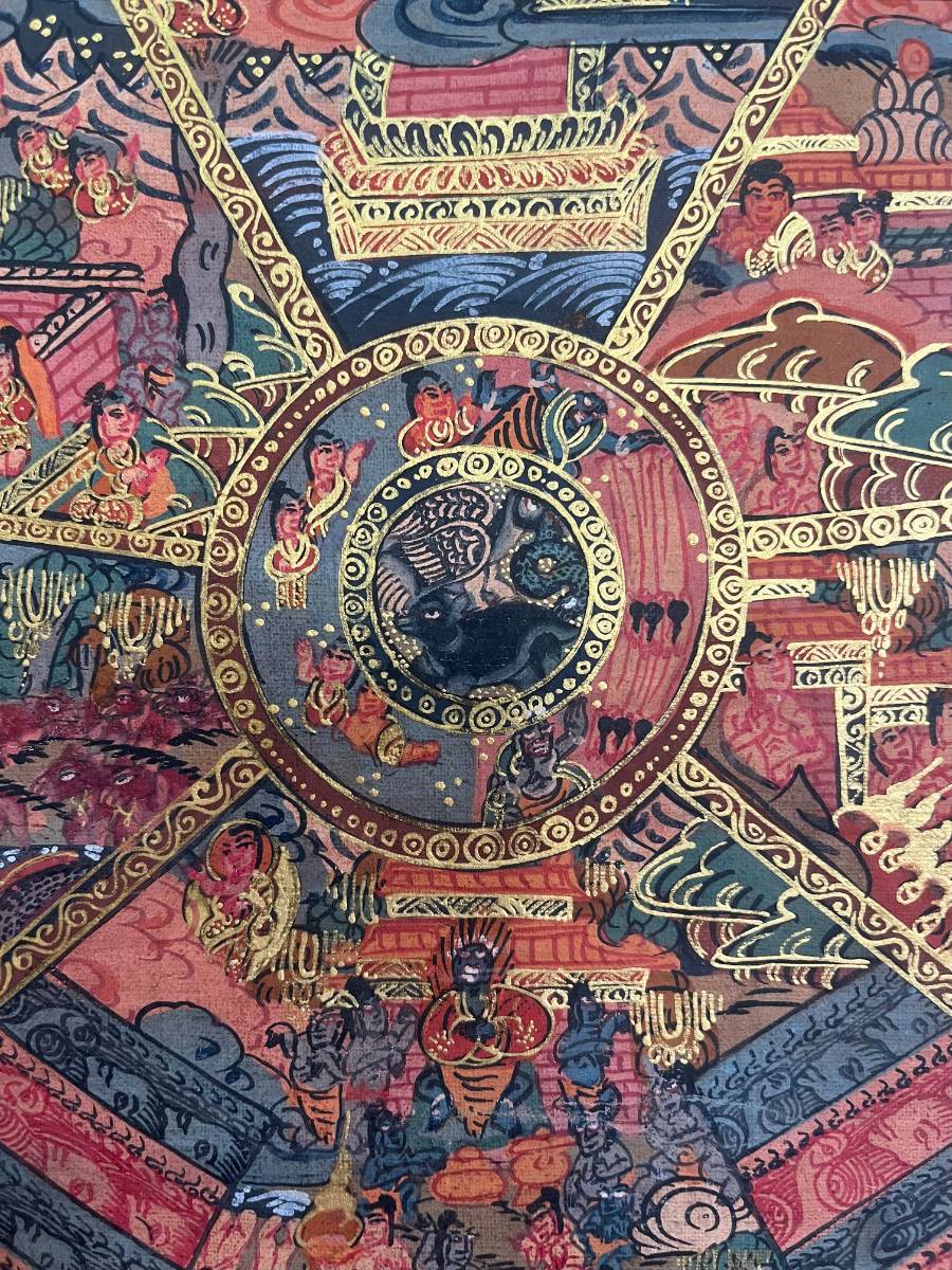 Wheel of Life Thangka Painting