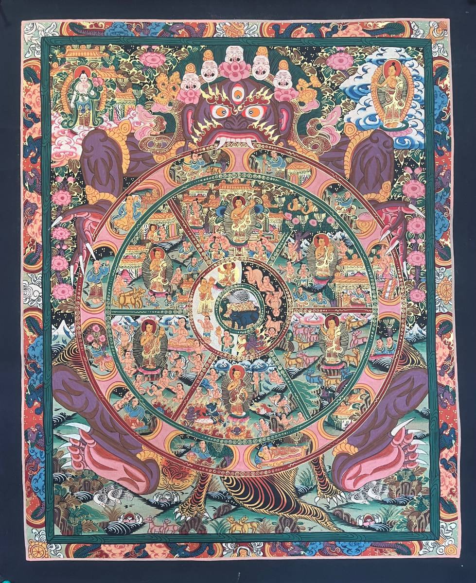 Wheel of Life Thangka Painting