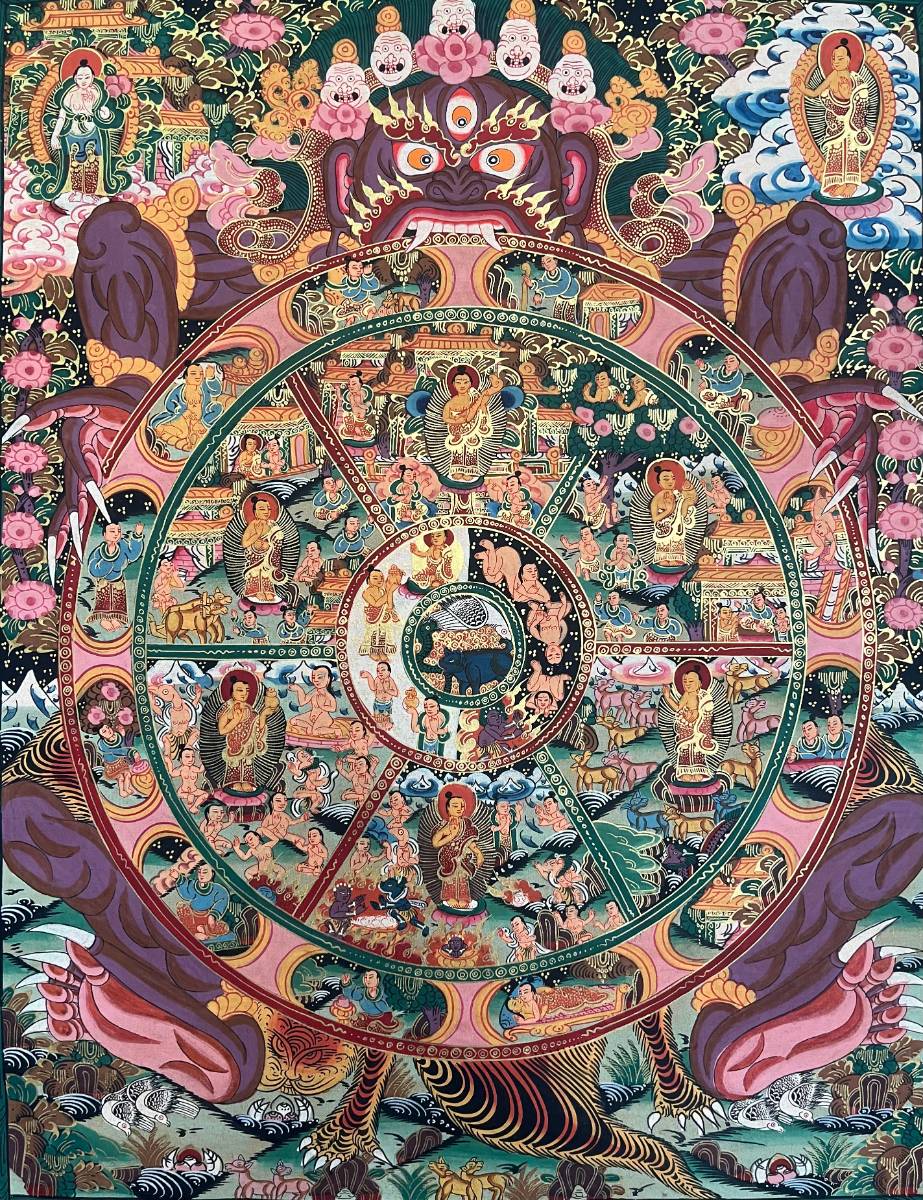 Wheel of Life Thangka Painting