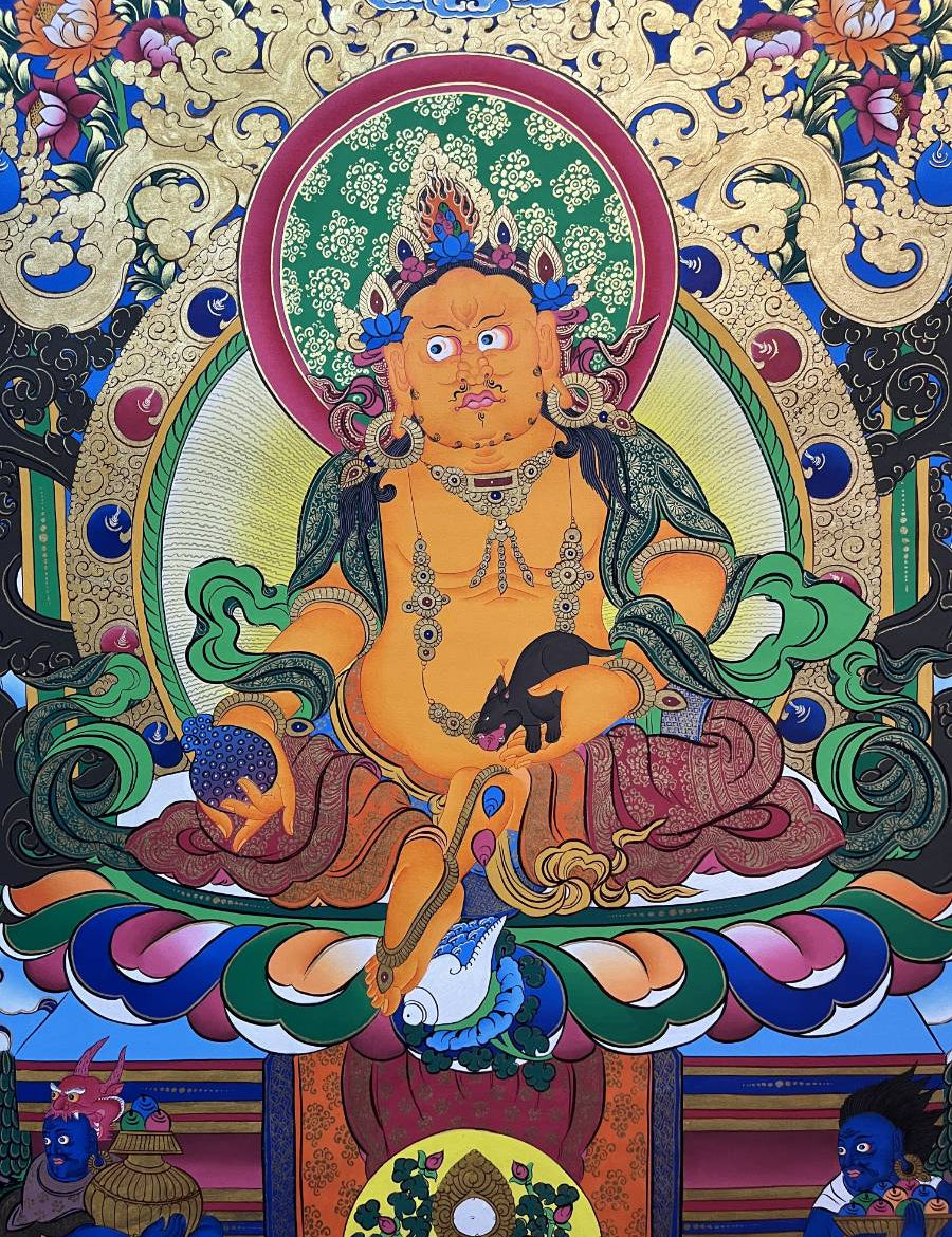 Zambala Thangka Painting
