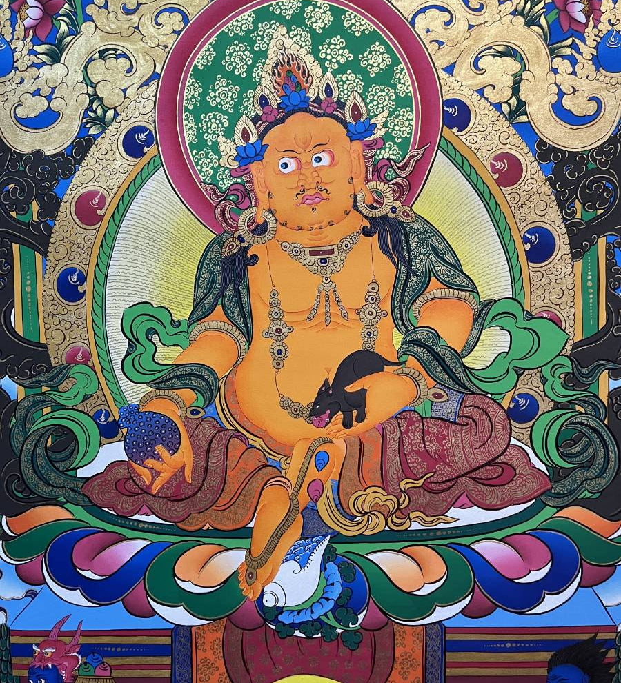 Zambala Thangka Painting