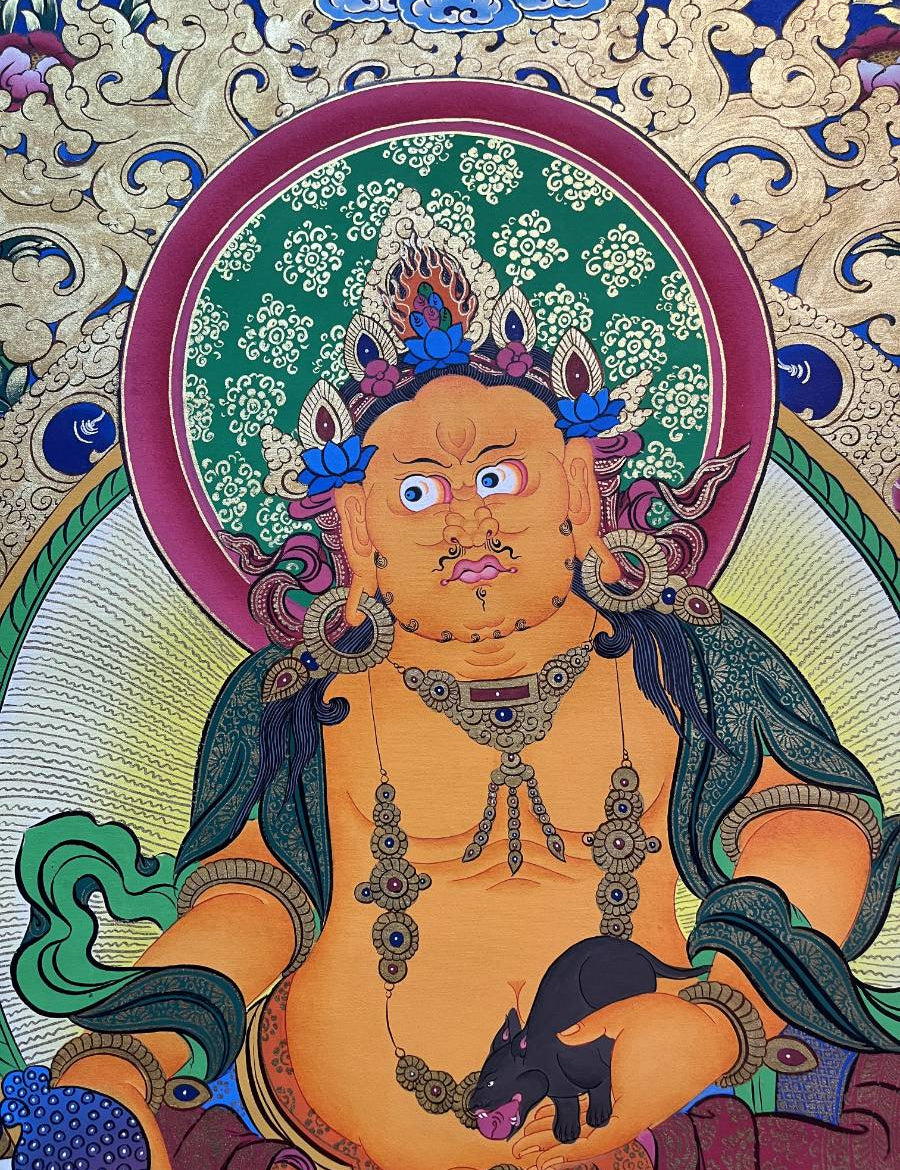 Zambala Thangka Painting