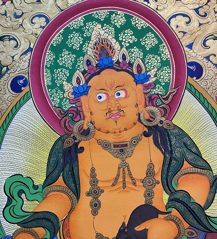 Zambala Thangka Painting