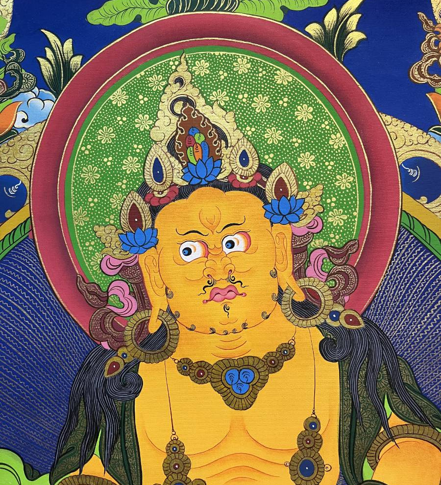 Zambala Thangka Painting