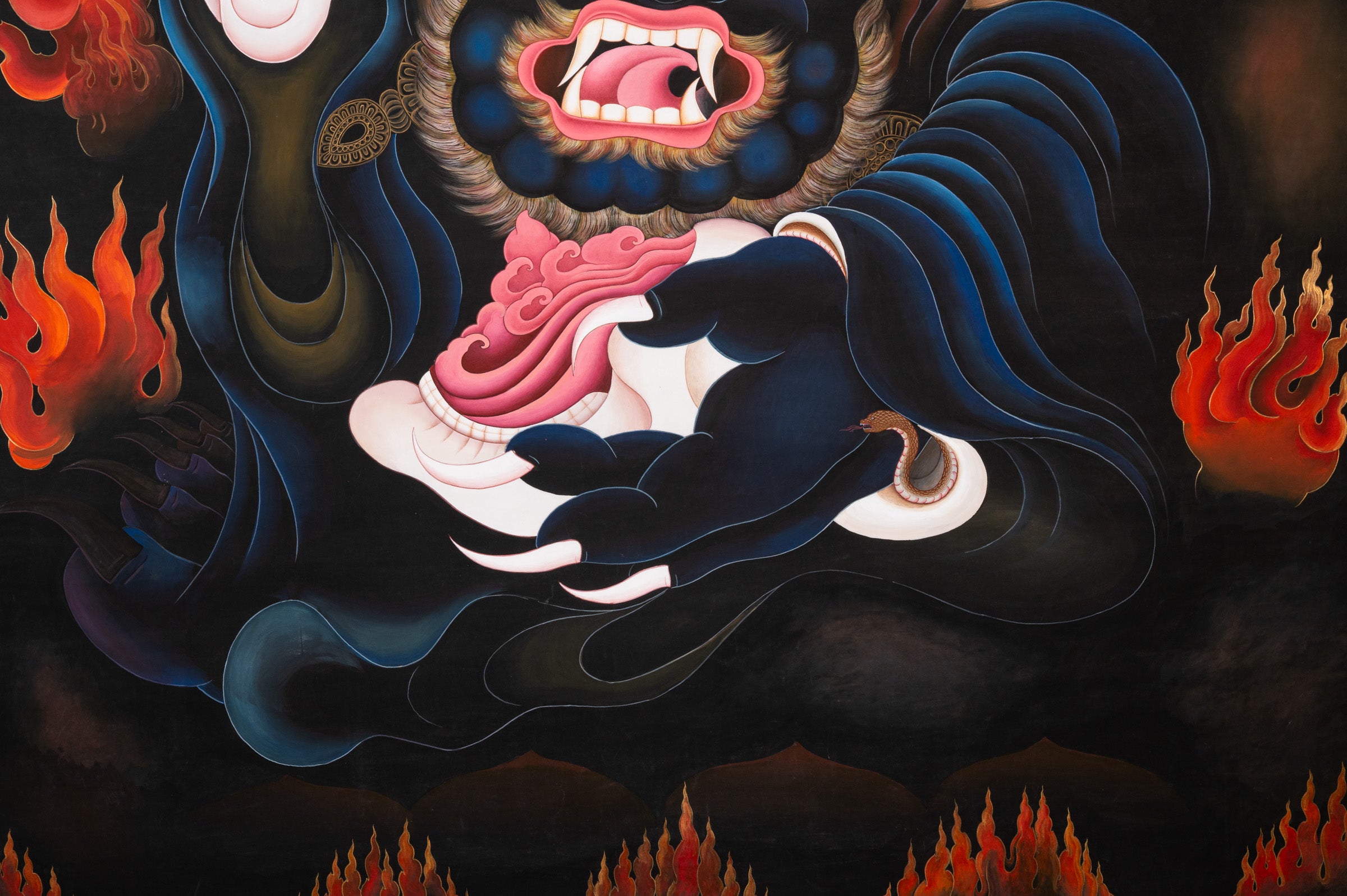 Mahakala Thangka - Tibetan Art for decor