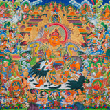 Singha Zambala Master Thangka Painting 