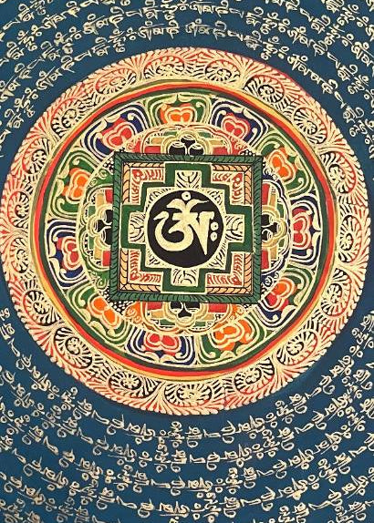 Om Mandala Thangka - Sacred  Painting
