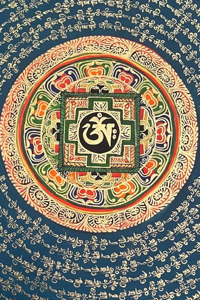 Om Mandala Thangka - Sacred  Painting