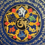 Mantra Mandala - Thangka Painting- Wal hanging Decor